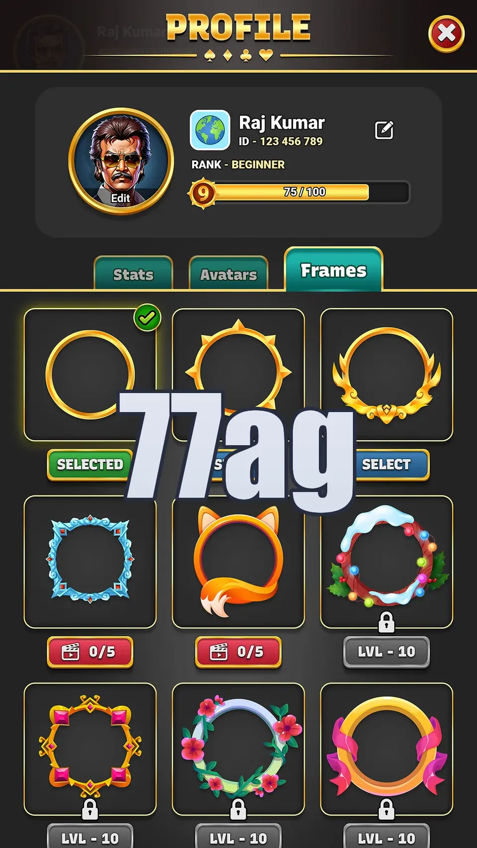 77ag Tangkapan Layar Resmi APK